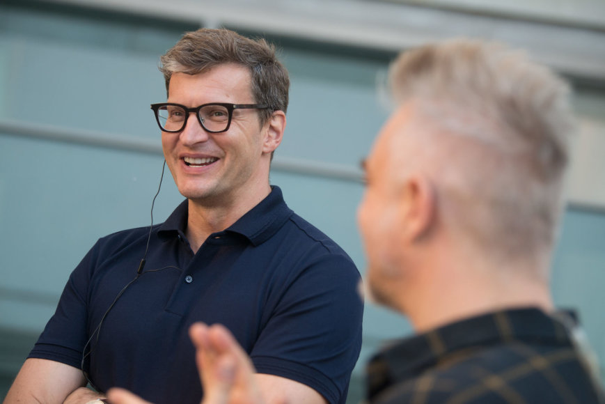   Photo by Vygintas Scaraitis / Rehearsal of Andrius Mamontovas and the Lithuanian Chamber Orchestra 